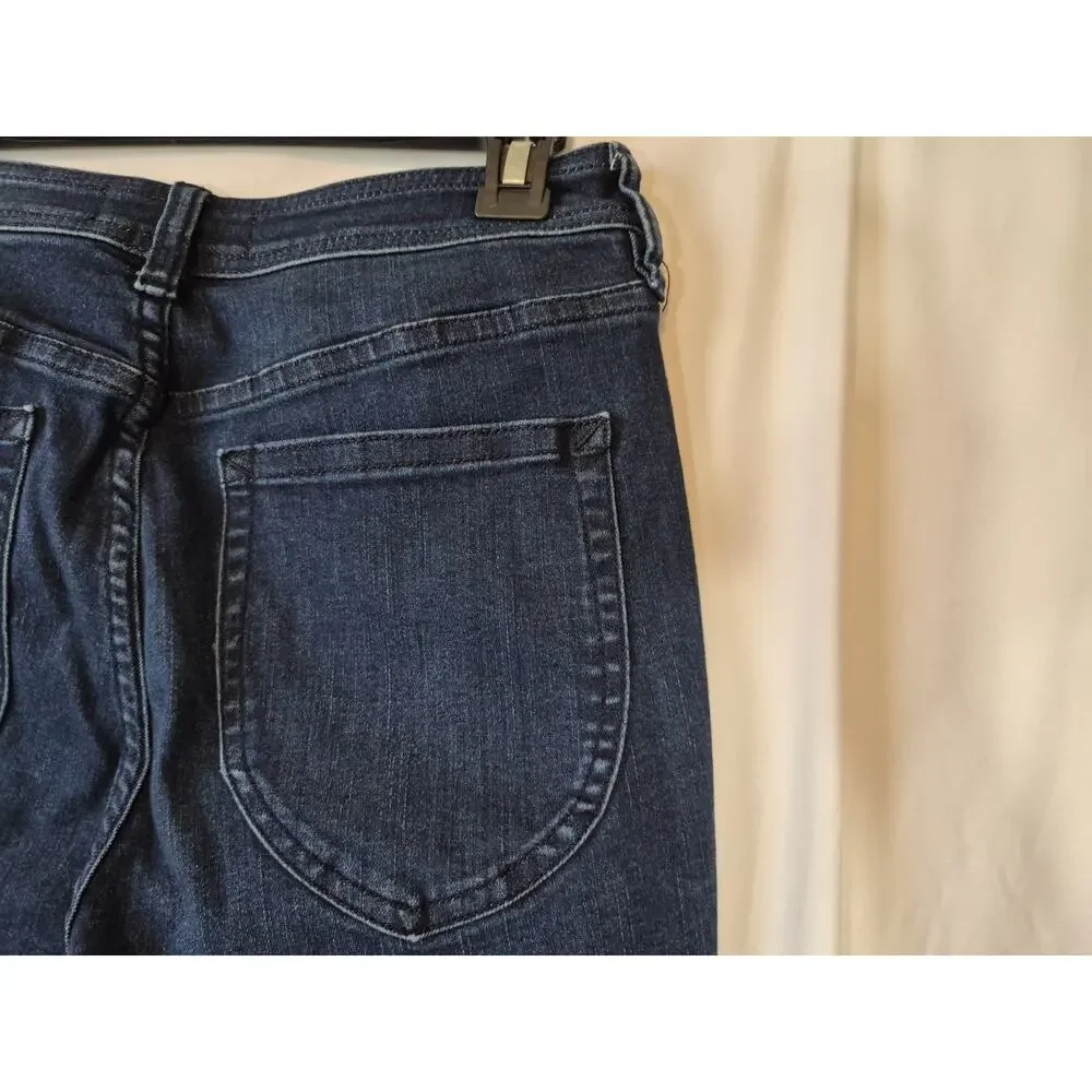 Free People We The Free Wide Leg Flare Cotton Blend Jeans 29